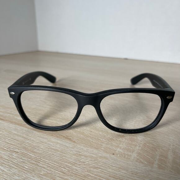 Ray-Ban RB2132 New Wayfarer 622 Sunglasses Black Rubber Frames Only 55-18-145 - Picture 2 of 9